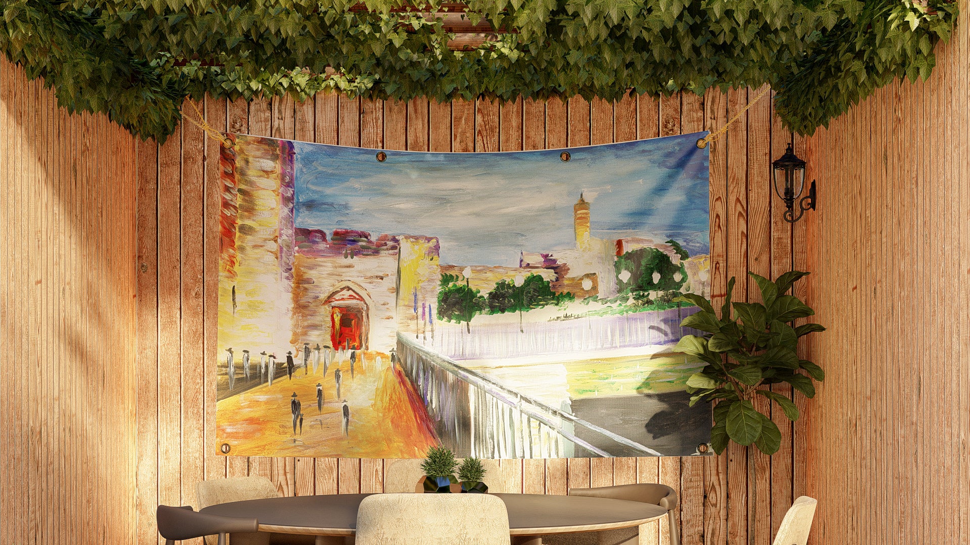 Yaeli Vogel Aliya LaRegel Tapestry